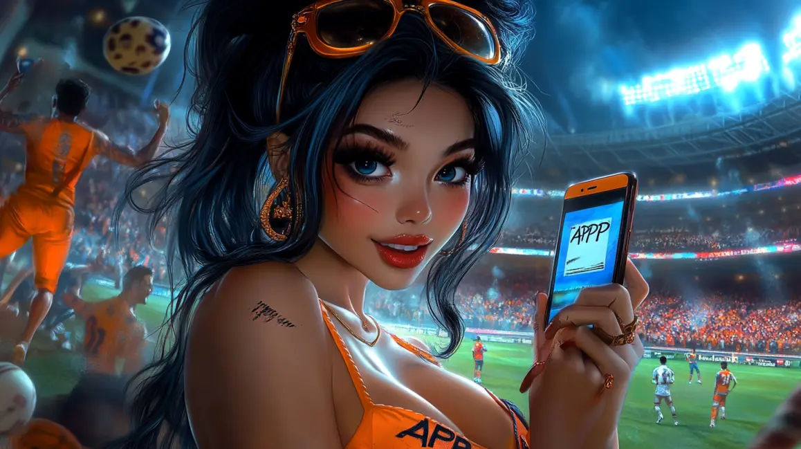     A stylish female cricketer with headphones and a bat gets ready to play, highlighting the modern and exciting way to engage with the sport on the 999BD platform.